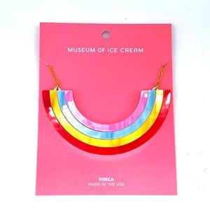 Upside Down Rainbow Necklace by VInca